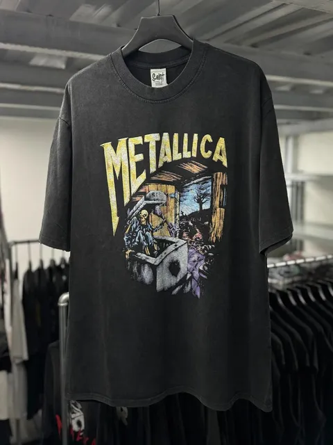 Metallica Graphic Tee Vintage Wash