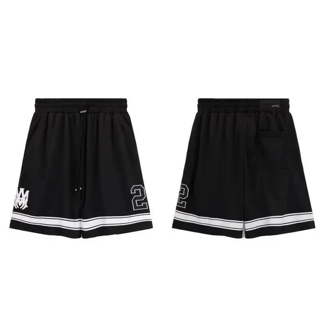 Amiri Basketball Shorts Logo Stripe