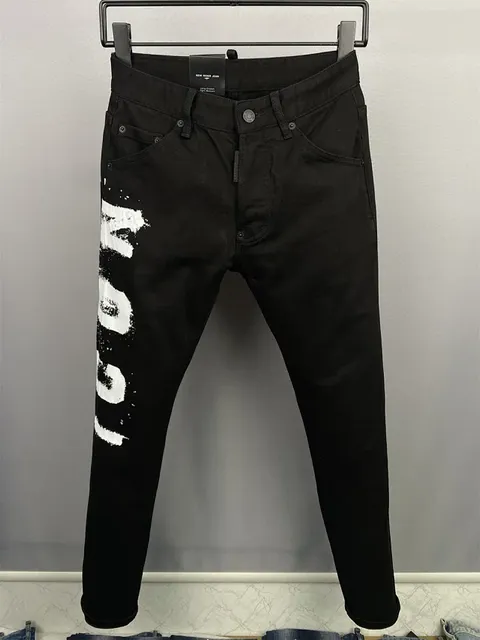 Dsquared2 Slim Fit Jeans Icon Print