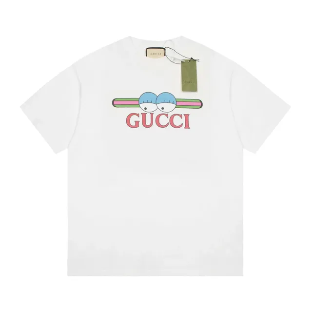 Gucci Graphic T-Shirt Eyes Logo