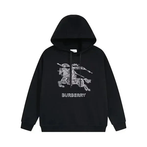 Burberry Hoodie Equestrian Knight Print