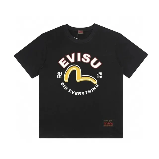 Evisu Graphic Tee Did Everything Logo