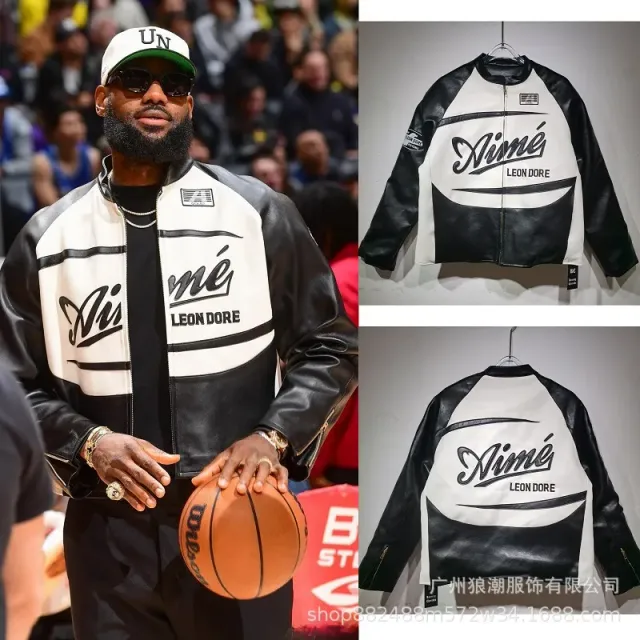 Aimé Leon Dore Racer Jacket Nimé Logo