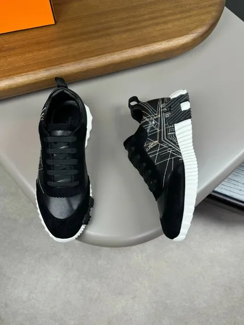 Hermès Oran Sneaker Black and White