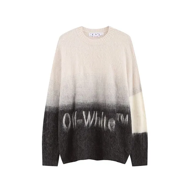 Off-White Ombre Knit Sweater Off-White™ Logo Gradient