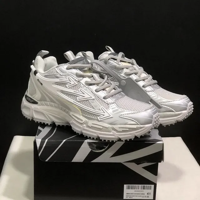 Off-White Runner White Grey Silver