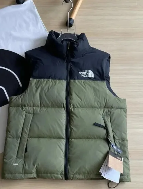 The North Face Nuptse Vest Olive Green/Black