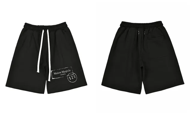 Maison Margiela Logo-Print Shorts 520 Patch
