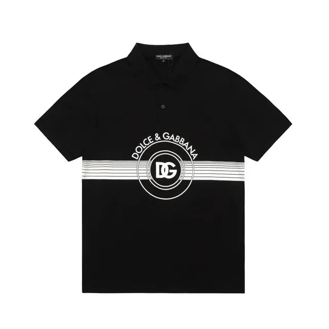 Dolce & Gabbana Polo Shirt Logo Stripe