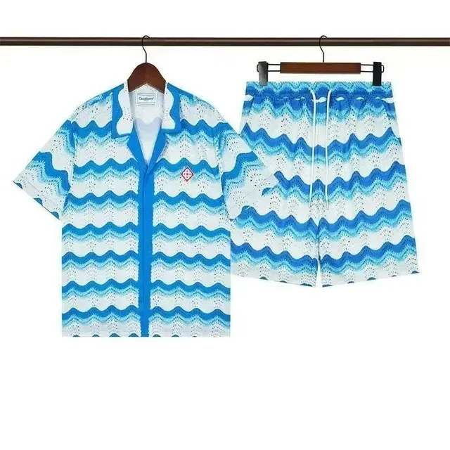 Casablanca Tennis Club Set Wave Pattern