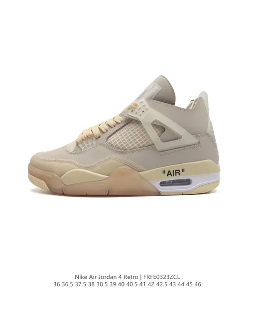 Air Jordan 4 Retro Off-White Sail