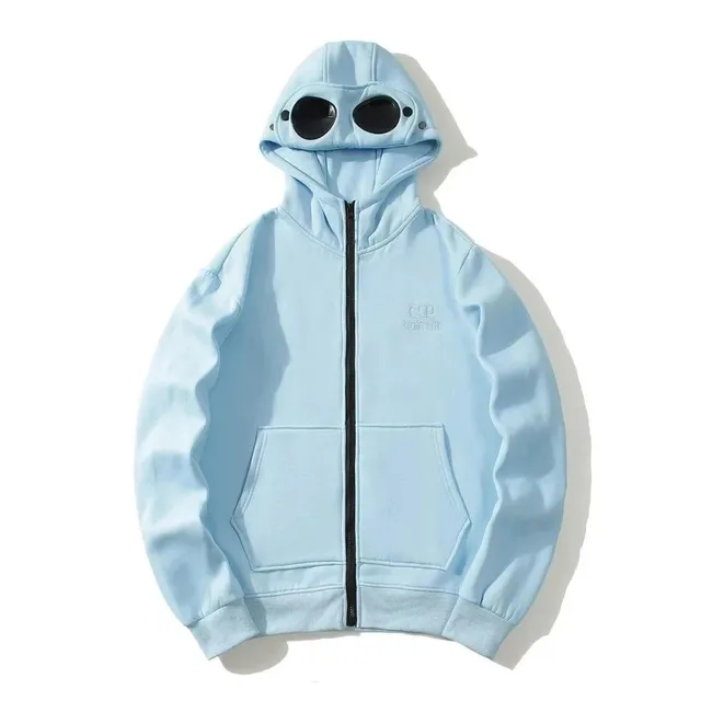 C.P. Company Goggle Hoodie Light Blue