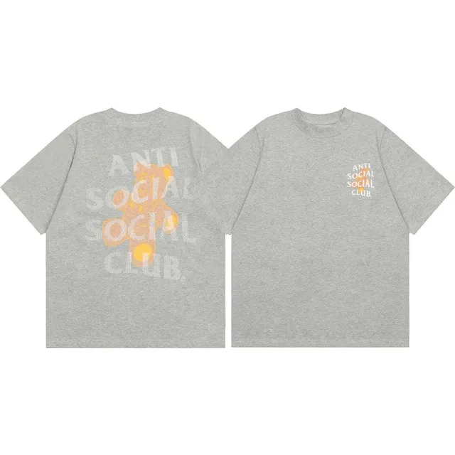 Anti Social Social Club Graphic Tee Bear Logo