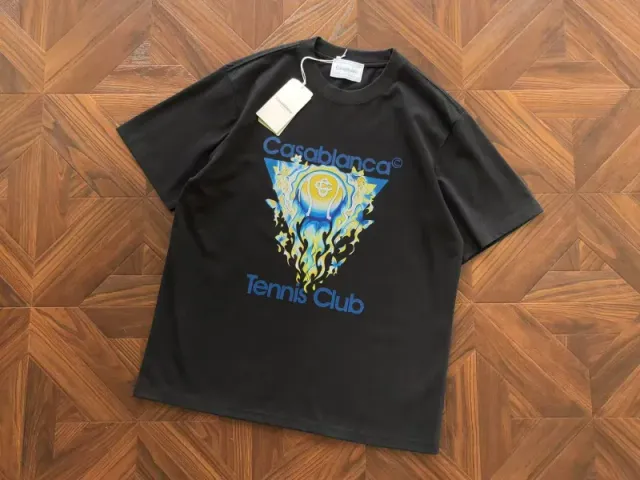 Casablanca Tennis Club Tee Flame Graphic