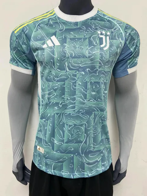 Adidas Juventus Away Jersey Abstract Wave Print