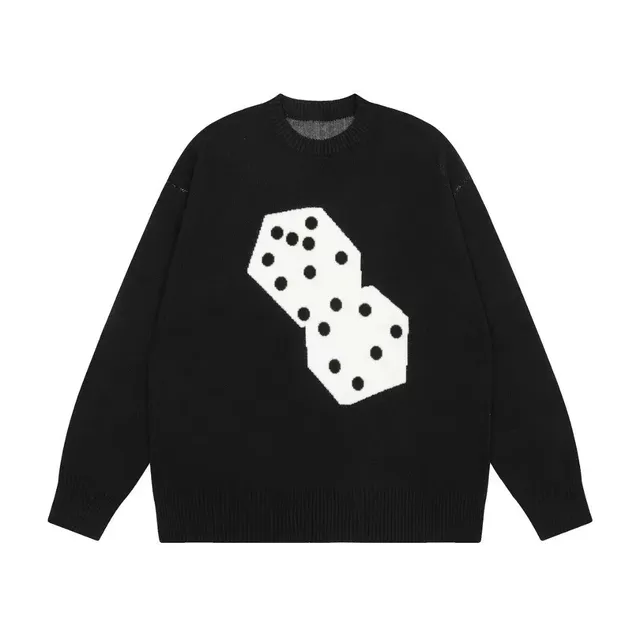 Stüssy Dice Knit Sweater Double Dice Graphic