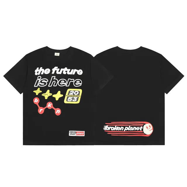 Broken Planet Graphic Tee The Future Is Here
