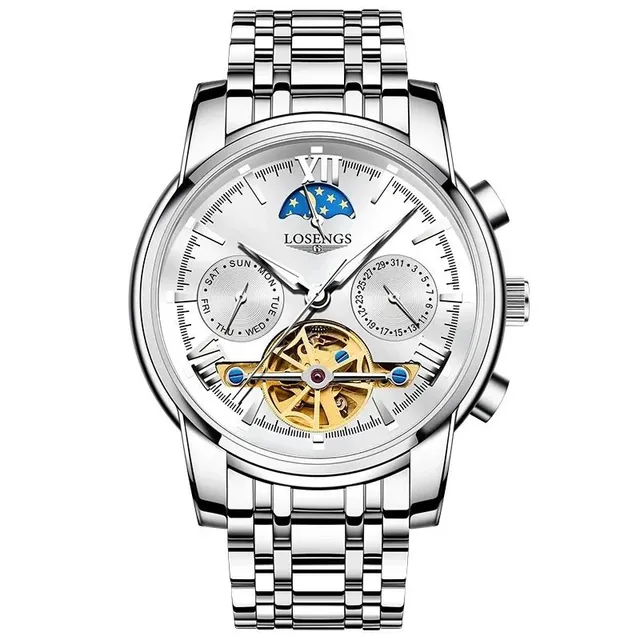 Rolex Automatic Chronograph Moonphase Skeleton Dial