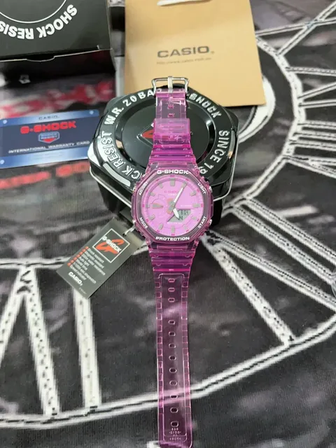 Casio G-Shock DW-5600 Transparent Pink