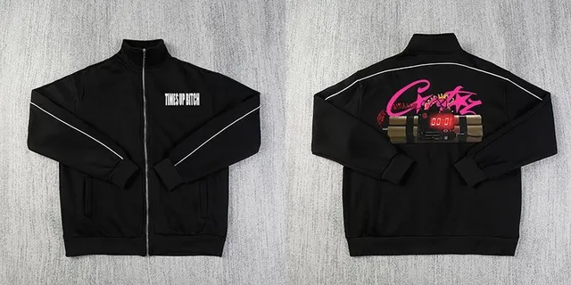 Corteiz Track Jacket Times Up Bitch
