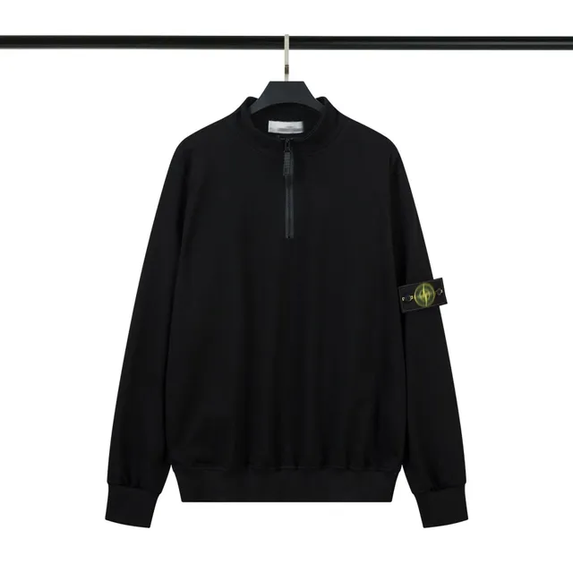 Stone Island Half-Zip Sweatshirt Black