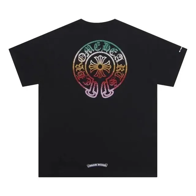Chrome Hearts T-Shirt Rainbow Cross Logo