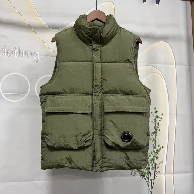 C.P. Company Goggle Vest Olive