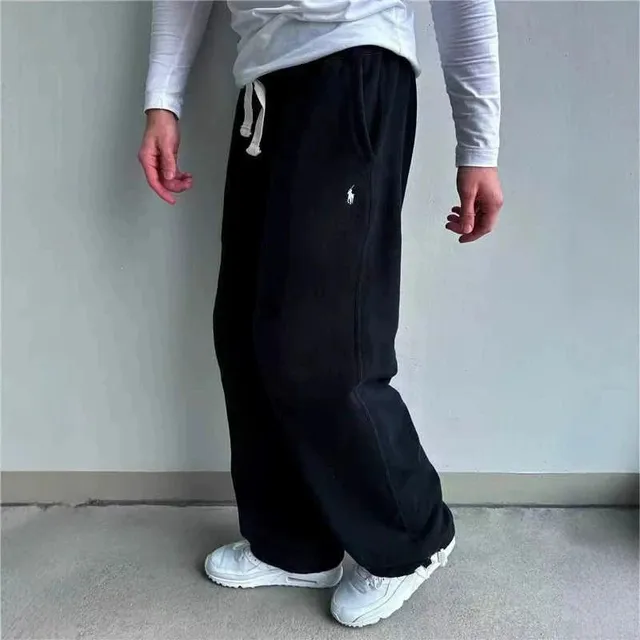 Polo Ralph Lauren Classic Fit Sweatpants Black with Pony Logo