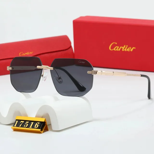 Cartier Sunglasses Rimless Octagonal