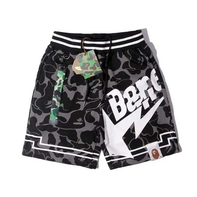 BAPE Shorts Camouflage Print with Logo