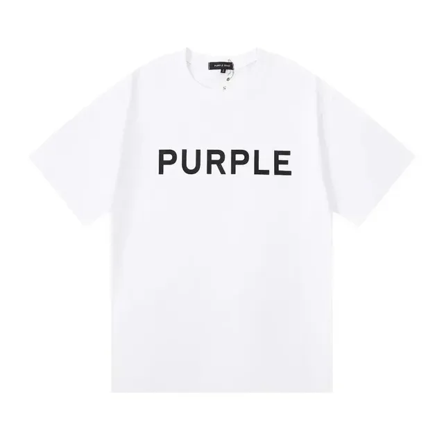 Purple Brand Logo Tee Bold Print