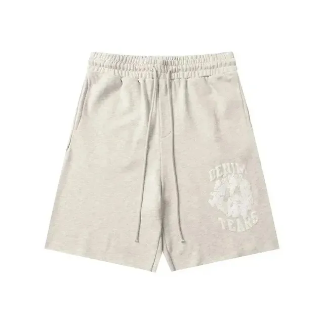 Denim Tears Logo Shorts Heather Beige