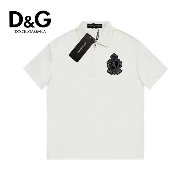 Dolce & Gabbana Polo Shirt Embroidered Crest