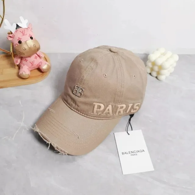Balenciaga Baseball Cap Paris Embroidered
