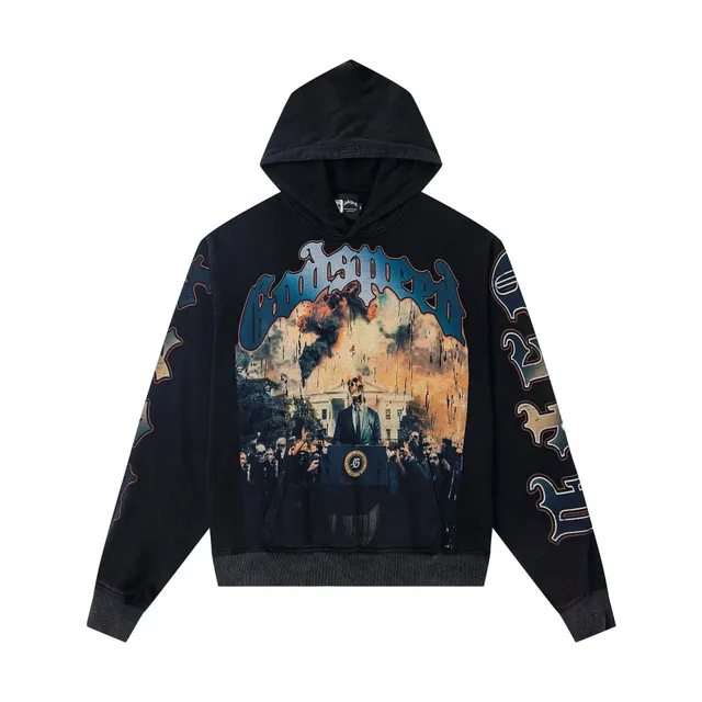 Godspeed Hooded Sweatshirt White House Graphic
