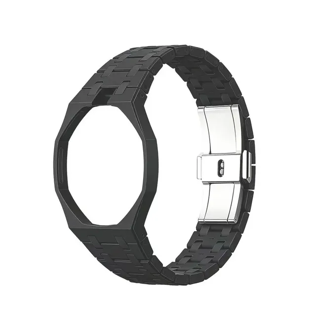 ceramic silicone watch band 陶瓷表带黑色