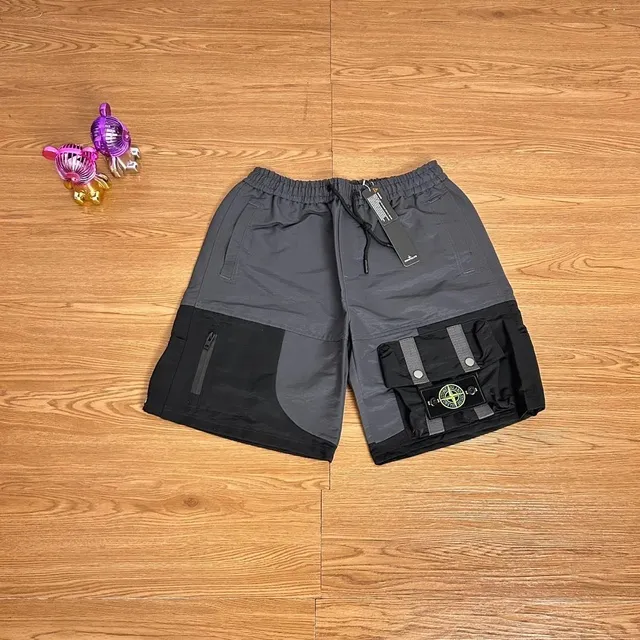 Stone Island Cargo Shorts Two-Tone Panelled