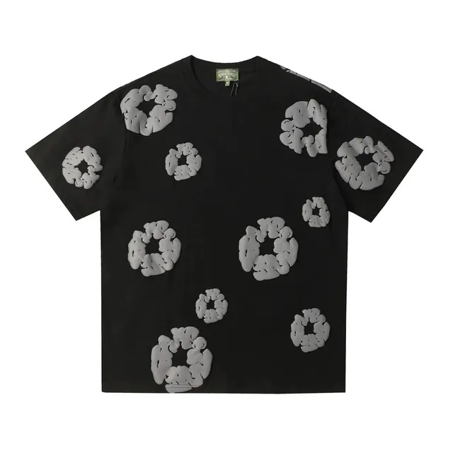 Denim Tears Graphic T-Shirt 3D Cloud Print