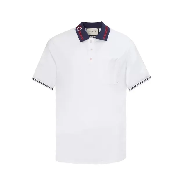 Gucci Polo Shirt Web Trim Collar