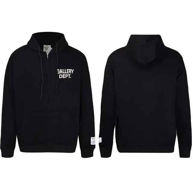 Zip-Up Hoodie Gallery Dept. Logo