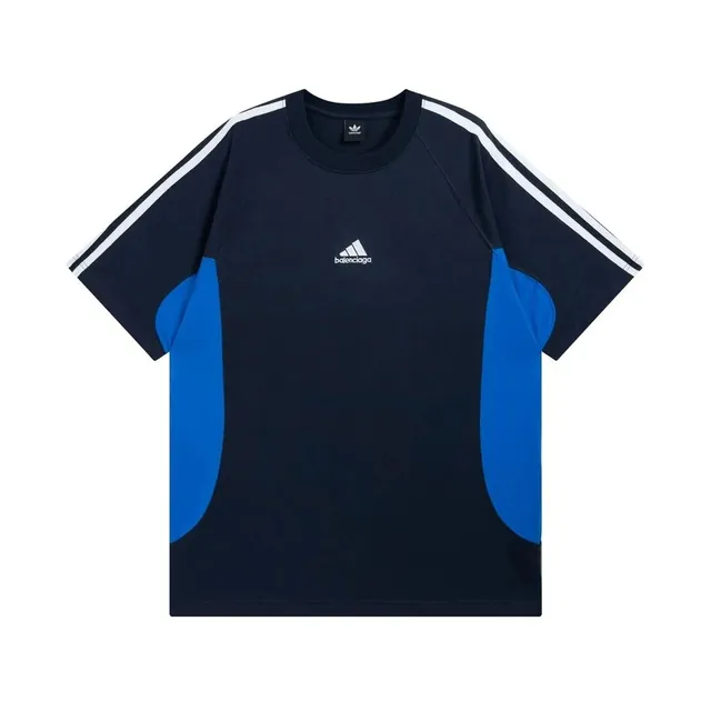 Balenciaga × Adidas T-Shirt Three-Stripe Panel