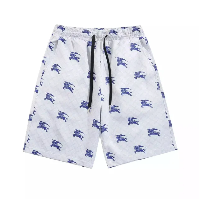Burberry Equestrian Knight Shorts All-Over Print