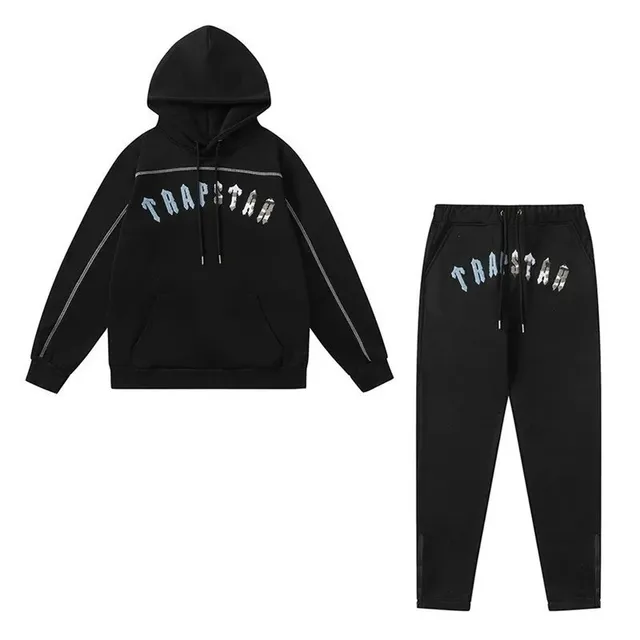 Corteiz Hoodie and Joggers Set TRAPSTAR Logo