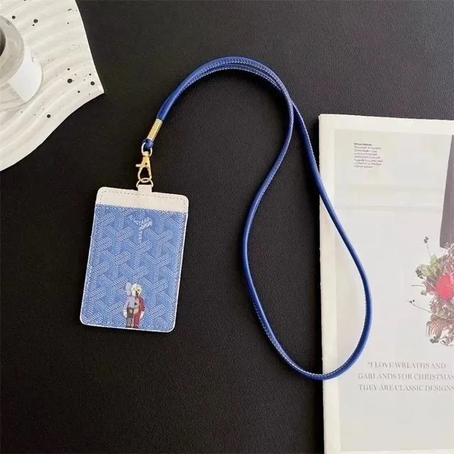 Goyard Lanyard Cardholder Monogram with KAWS Figure