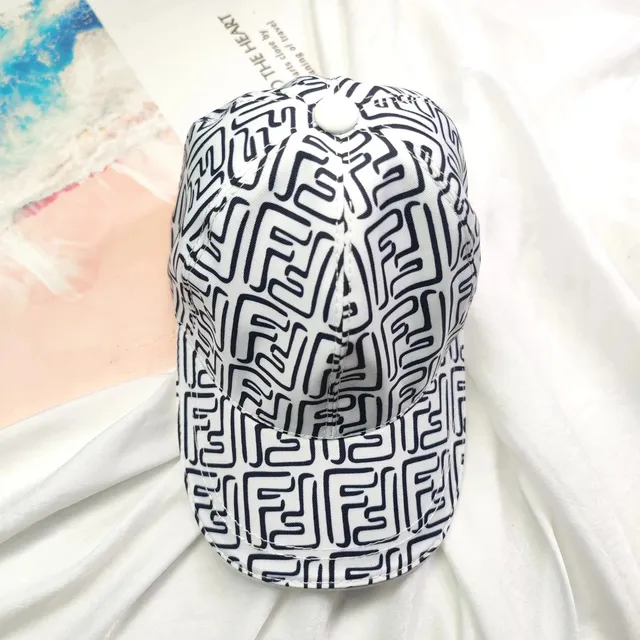 Fendi Baseball Cap FF Logo Print
