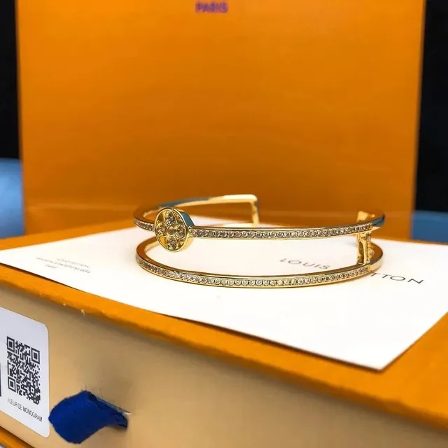 Louis Vuitton Twist Cuff Diamond-Embellished