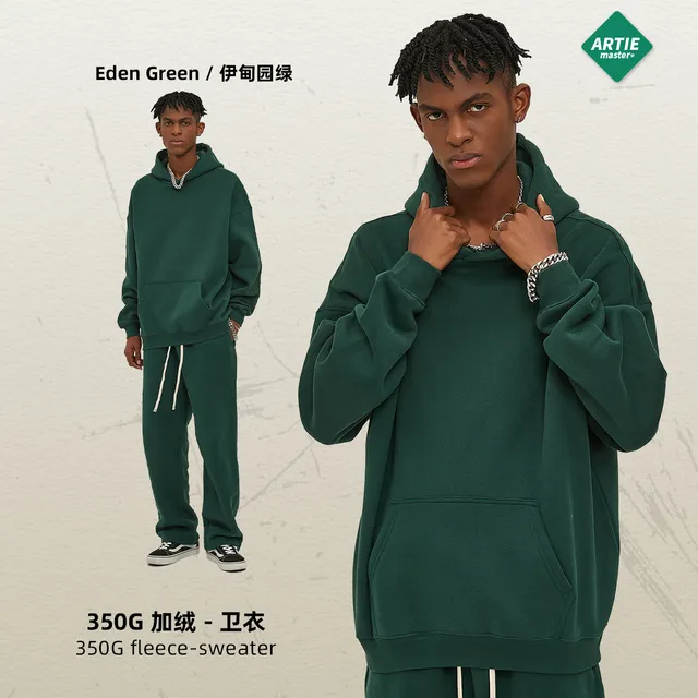 Artie Master Fleece Sweater Eden Green