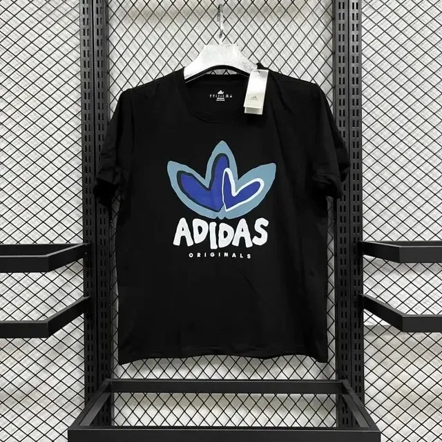 Adidas Originals Tee Blue Trefoil Graphic