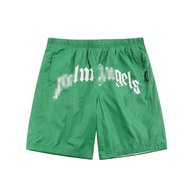 Palm Angels Logo Shorts Gothic Logo
