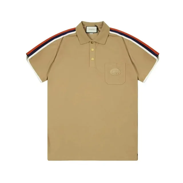 Gucci Polo Shirt Web Stripe Sleeve
